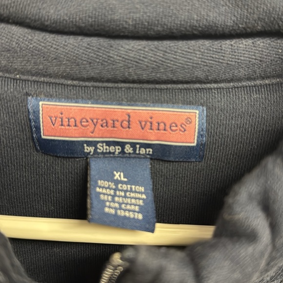 Vineyard Vines Pullover Sweater Shep Shirt Size XL Navy - Picture 2 of 2